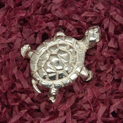 Tortoise Figurine, Tortoise Tortoise Totem, Handmade, in Fine Pewter, by William Sturt