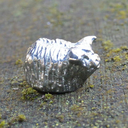 Highland Cow Figurine, Scottish Cow, Handmade in Fine Pewter, by William Sturt