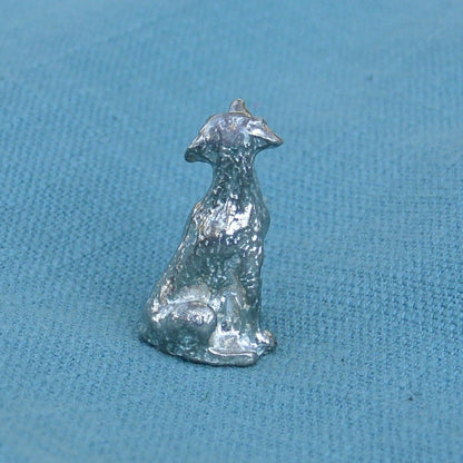 Labrador Figurine, Labrador Miniature, Handcast, in Fine Pewter, by William Sturt