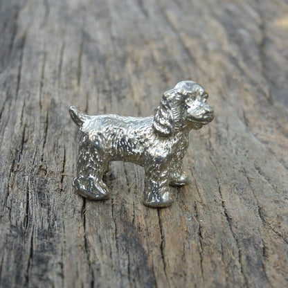 Labradoodle Figurine, Labradoodle Miniature, Handcast, in Fine Pewter, by William Sturt