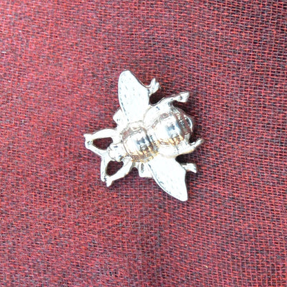 Bee Lapel Pin, Bee Accessories, Bee Gifts, Handmade, in Fine Pewter, by William Sturt