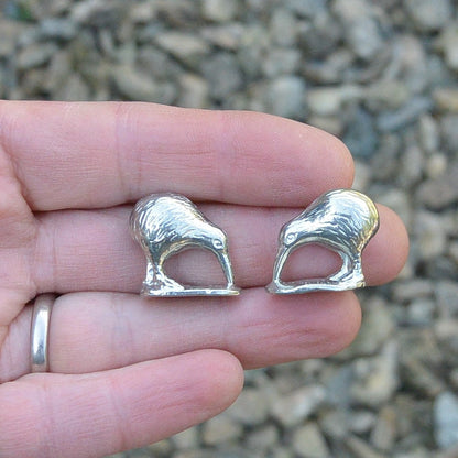 Kiwi Figurine, Kiwi Bird From New Zealand, Handmade, in Fine Pewter, by William Sturt