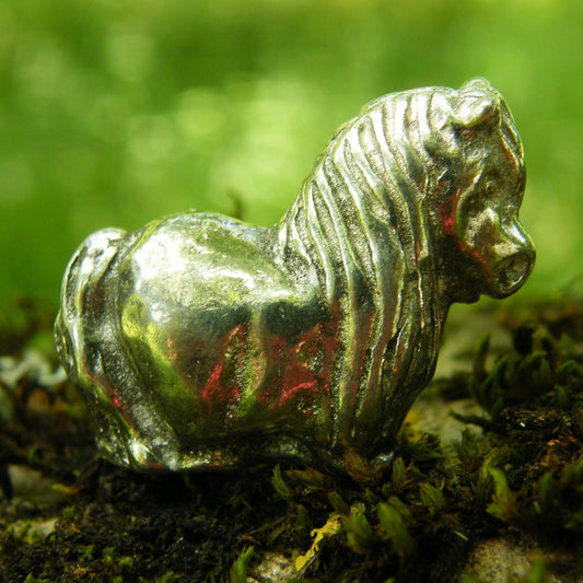 Tiny Pony Figurine, Pony Gift, Handmade, In Fine Pewter, by William Sturt