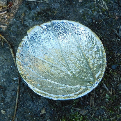 Laurel Leaf Ring Bowl, Trinket Bowl, Spice Bowl, Hand Made, In Fine Pewter, By William Sturt