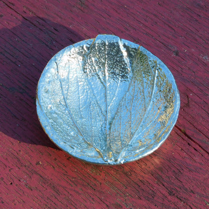 Laurel Leaf Ring Bowl, Trinket Bowl, Spice Bowl, Hand Made, In Fine Pewter, By William Sturt