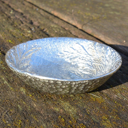 Lavender Sprigs Ring Bowl, Trinket Bowl, Hand Made, In Fine Pewter, By William Sturt