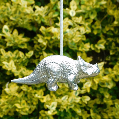 Dinosaur Light Pull, Handcast Pewter, Polished Finish