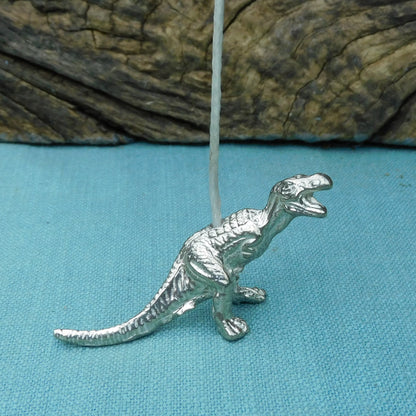 T-Rex Light Pull, Handcast Pewter, Polished Finish