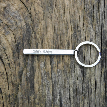 Birthday Keyring, Date Keyring, Personnalised Keyring, Handmade, in Finest Pewter, by William Sturt
