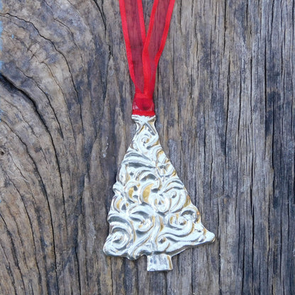 Christmas Tree Decoration, Christmas Tree Ornament, Handmade, in Finest Pewter, by William Sturt