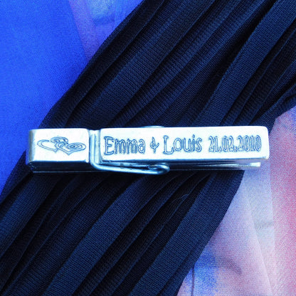 Personalised Anniversary Clothes Peg, Personalised Peg Picture Holder, Handmade, in Finest Pewter, by William Sturt