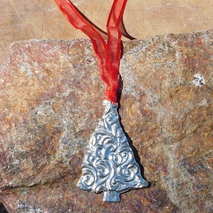 Christmas Tree Decoration, Christmas Tree Ornament, Handmade, in Finest Pewter, by William Sturt