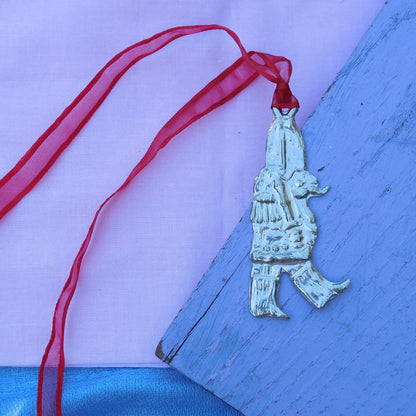 Toy Soldier Christmas Decoration, Drummer Boy Decoration, Handmade, in Finest Pewter, by William Sturt