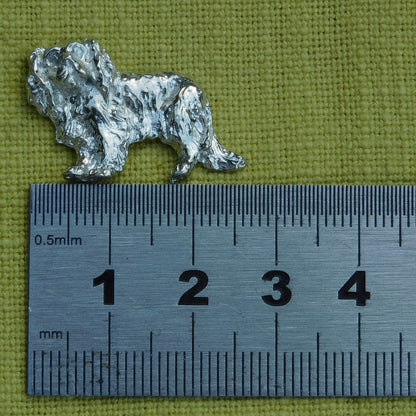 Cavalier King Charles Spaniel Cufflinks, Handcast Pewter Cufflinks, Polished Finish