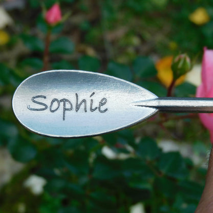 Personnalised Spoon, Birthday Jam Spoon, Love Spoon, Handmade, in Finest Pewter, by William Sturt