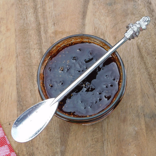 Alice in Wonderland Spoon, Birthday Jam Spoon, Love Spoon, Handmade, in Finest Pewter, by William Sturt