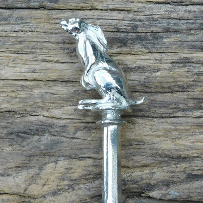 Birthday Jam Spoon, Pewter Baby Spoon, Personnalised Spoon, Handmade, in Finest Pewter, by William Sturt