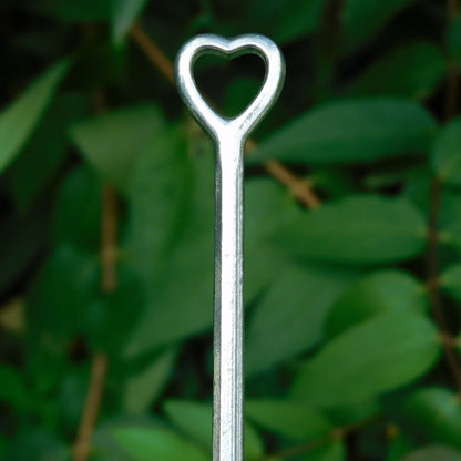 Heart Shaped Birthday Jam Spoon, Pewter Baby Spoon, Personnalised Spoon, Handmade, in Finest Pewter, by William Sturt