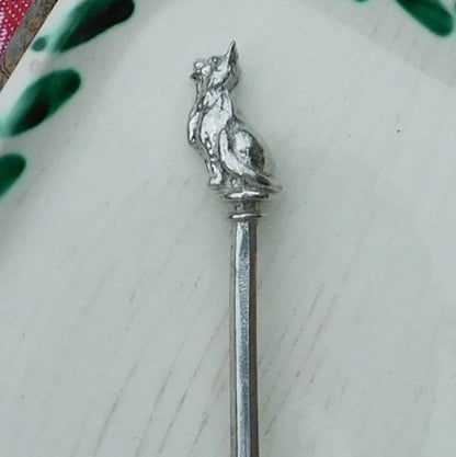 Cheshire Cat Spoon, Jam Spoon, Handmade, in Finest Pewter, by William Sturt