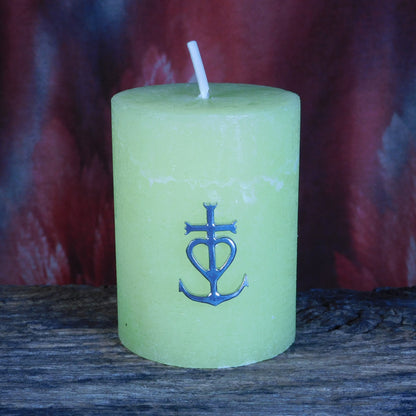 Set of Camargue Cross Candle Pins, Three Candle Pins, Camargue Cross Candle Decorations, Handmade, in Finest Pewter, by William Sturt