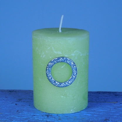 Set of Celtic Candle Pins, Three Candle Pins, Celtic Knot Candle Decorations, Handmade, in Finest Pewter, by William Sturt