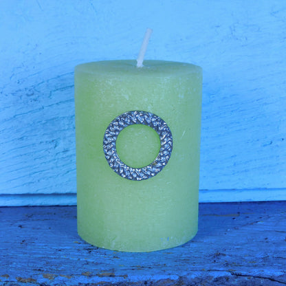 Set of Celtic Candle Pins, Three Candle Pins, Celtic Knot Candle Decorations, Handmade, in Finest Pewter, by William Sturt