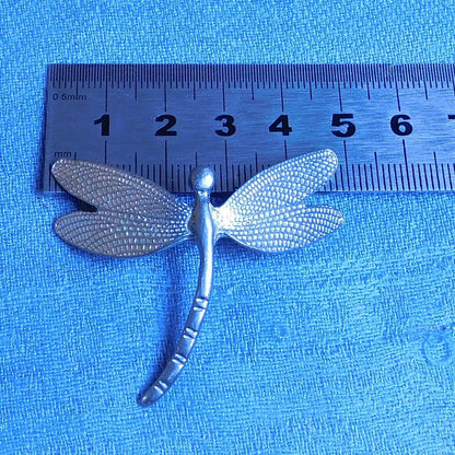Set of Dragonfly Candle Pins, Three Candle Pins, Dragonfly Candle Decorations, Handmade, in Finest Pewter, by William Sturt