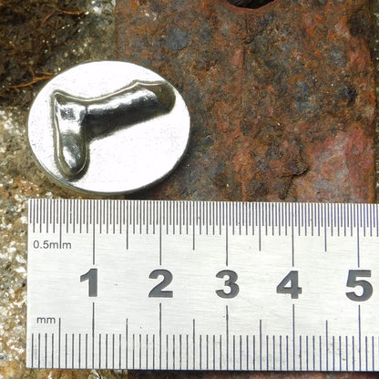 Penis Pocket Token, Erotic Pocket Token, Erotic Gifts, Handmade, in Fine Pewter, by William Sturt