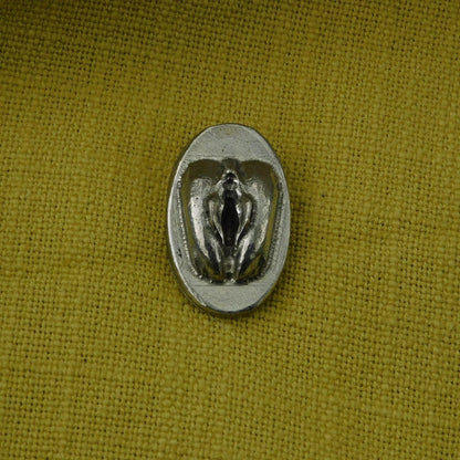 Vulva Pocket Token, Erotic Pocket Token, Vulva Gifts, Handmade, in Fine Pewter, by William Sturt