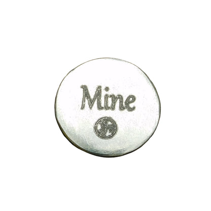 Good Girl, BDSM Pendant, Knotted Cord, BDSM Accessories, Sub Pendant, Sub Anklet, Sub Bracelet, Handmade, in Fine Pewter, by William Sturt