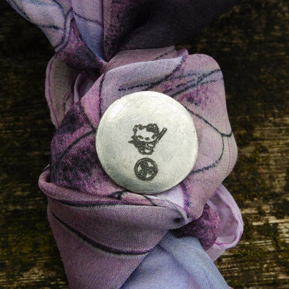 Kitty Whip Token, BDSM Pocket Token, BDSM Accessories, Sub Aftercare Token, Aftercare Submissive, Handmade, in Fine Pewter, by William Sturt
