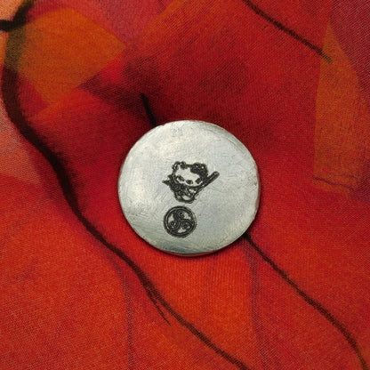 Kitty Whip Token, BDSM Pocket Token, BDSM Accessories, Sub Aftercare Token, Aftercare Submissive, Handmade, in Fine Pewter, by William Sturt