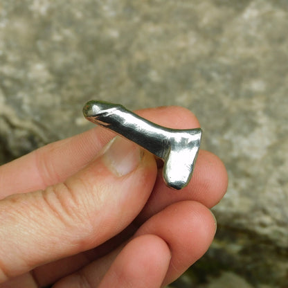 Adult Novelty Cufflinks, Handcast Pewter Cufflinks, Polished Finish