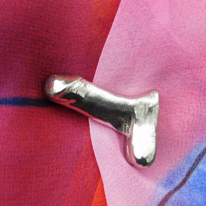 Penis Pocket Token, Erotic Pocket Token, Erotic Gifts, Handmade, in Fine Pewter, by William Sturt