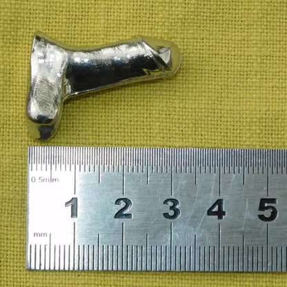 Penis Pocket Token, Erotic Pocket Token, Erotic Gifts, Handmade, in Fine Pewter, by William Sturt