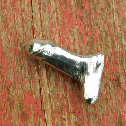 Penis Pocket Token, Erotic Pocket Token, Erotic Gifts, Handmade, in Fine Pewter, by William Sturt