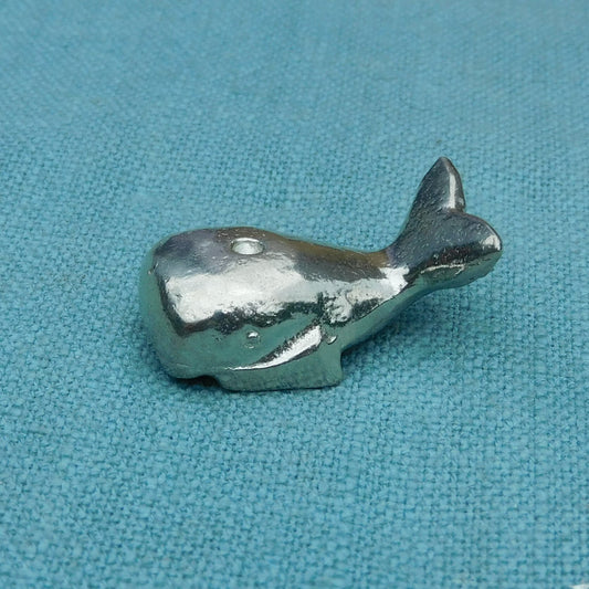 Whale Figurine, Handmade, in Fine Pewter, by William Sturt