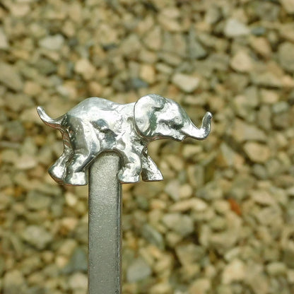 Elephant Book Mark, Elephant Gifts, Handcast in Fine Pewter by William Sturt
