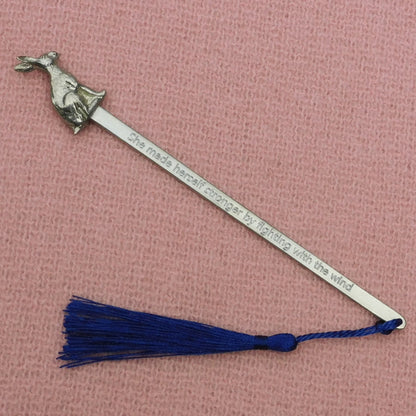 Hare Book Mark, Hare Gifts, Handcast in Fine Pewter by William Sturt