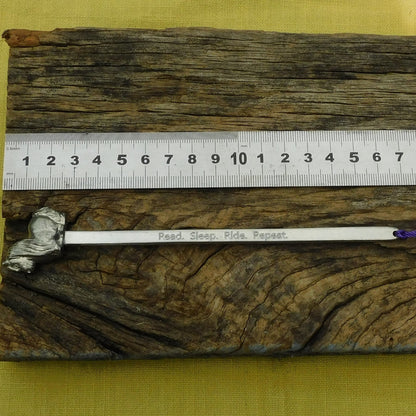 Horse Book Mark, Horse Gifts, Handcast in Fine Pewter by William Sturt