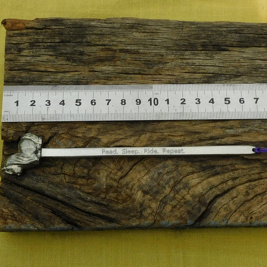 Horse Book Mark, Horse Gifts, Handcast in Fine Pewter by William Sturt