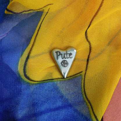 Pute (Slut) BDSM Pocket Token, BDSM Accessories, Sub Aftercare Token, Aftercare Submissive, Handmade, in Fine Pewter, by William Sturt
