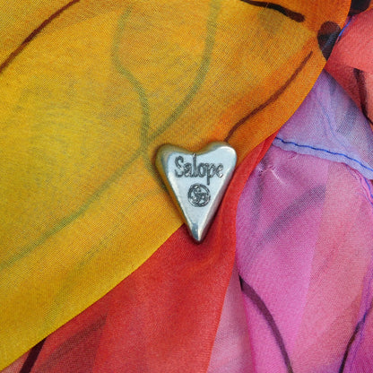 Salope (Slut) BDSM Pocket Token, BDSM Accessories, Sub Aftercare Token, Aftercare Submissive, Handmade, in Fine Pewter, by William Sturt