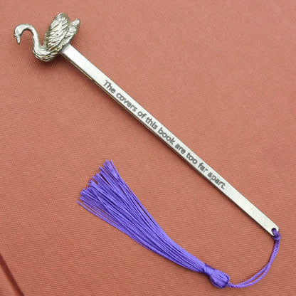 Swan Book Mark, Swan Gifts, Handcast in Fine Pewter by William Sturt