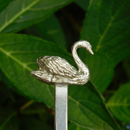Swan Book Mark, Swan Gifts, Handcast in Fine Pewter by William Sturt
