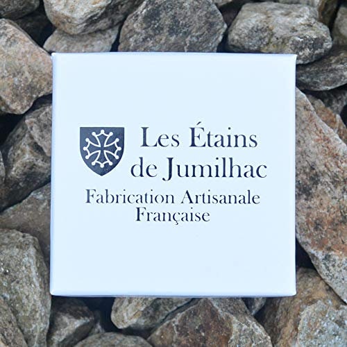 Ammonite Tie Clip, Fossil Tie Slide, Handmade in Fine Pewter by William Sturt