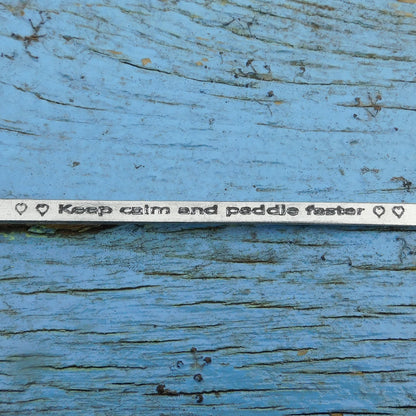 Duck Book Mark Paddle faster, Duck Gifts, Handcast in Fine Pewter by William Sturt