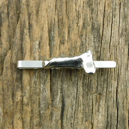Adult Novelty Tie Clip, Handcast Pewter Tie Clip, Polished Finish