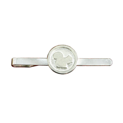 Squirrel Tie Clip, Handcast Pewter Tie Clip, Polished Finish