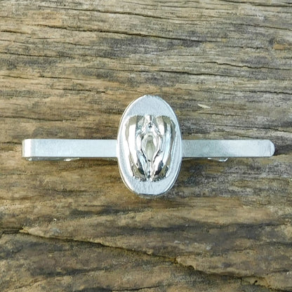 Adult Novelty Tie Clip (Intimate Design), Handcast Pewter Tie Clip, Polished Finish